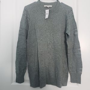 NWT LOFT stitch sleeve tunic sweater
